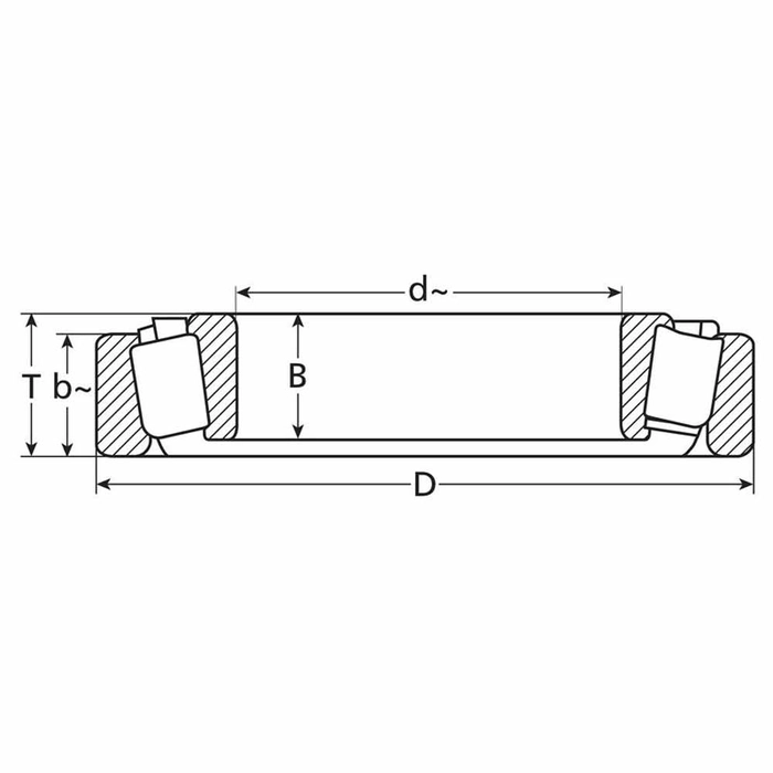 Koniske rullelagre (HM89449/HM89410)