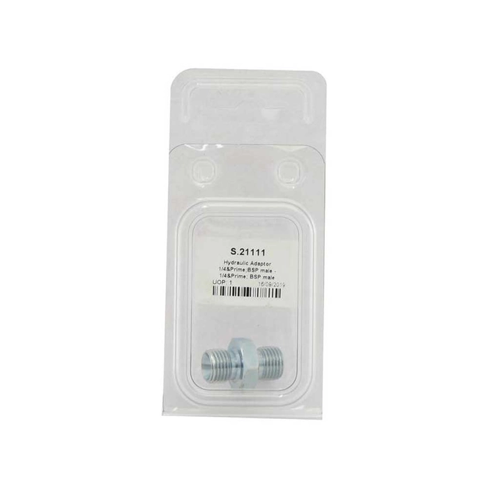 Agripak Hydraulisk adapter 1/4'' BSP Hann x 1/4'' BSP Hann