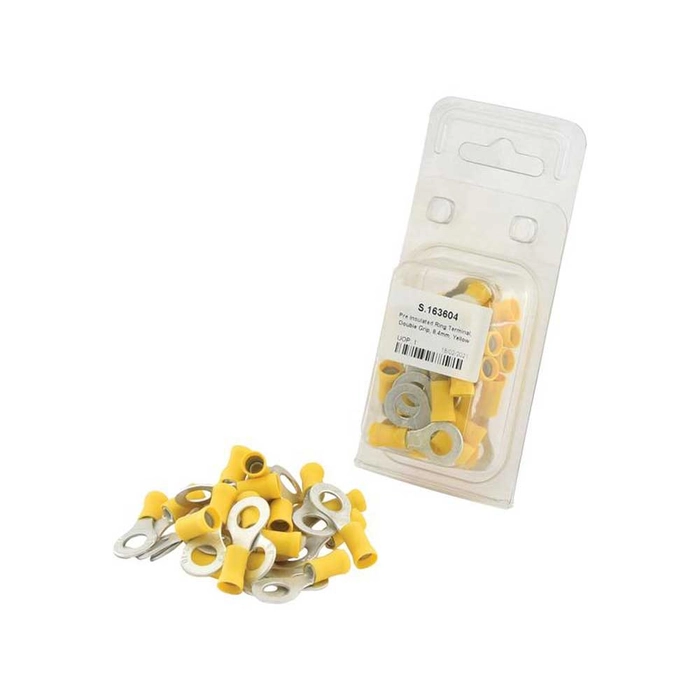 Agripak 25 stk. Kabelsko (Øye), 8.4mm, Gul