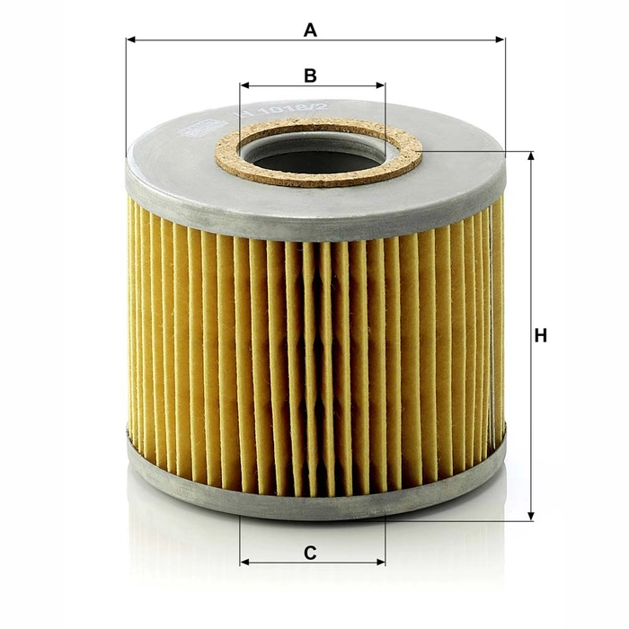 MANN Oljefilter H 1018/2 n