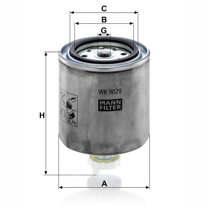 MANN Drivstoffilter WK 9029