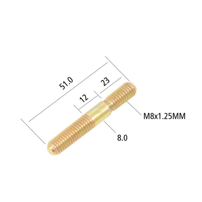 Eksosmanifold, skruebolt