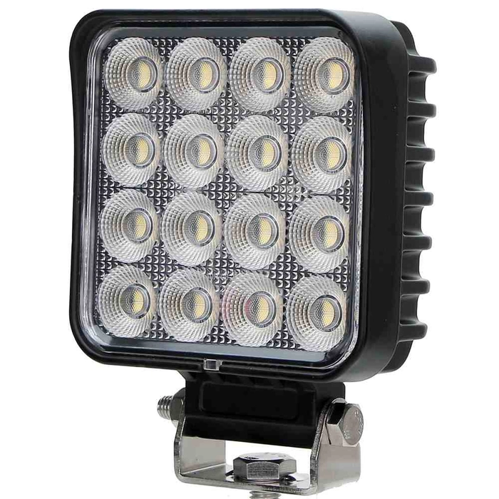 Ledtronic arbeidslys 64w flood sort 6400 lumen