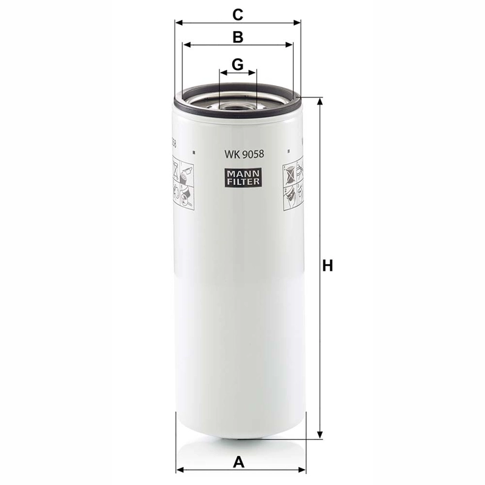 MANN Drivstoffilter WK 9058