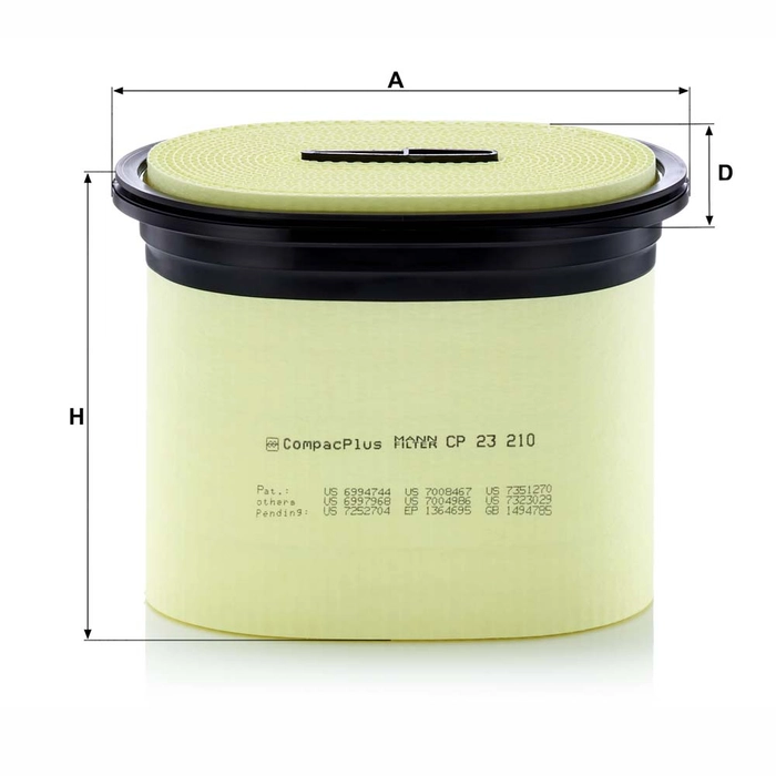 MANN Luftfilter CP 23 210