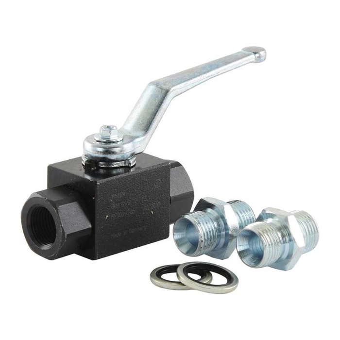 2 veis kulestengeventil 1/2'' BSP (60 l/min Strømningshastighet)