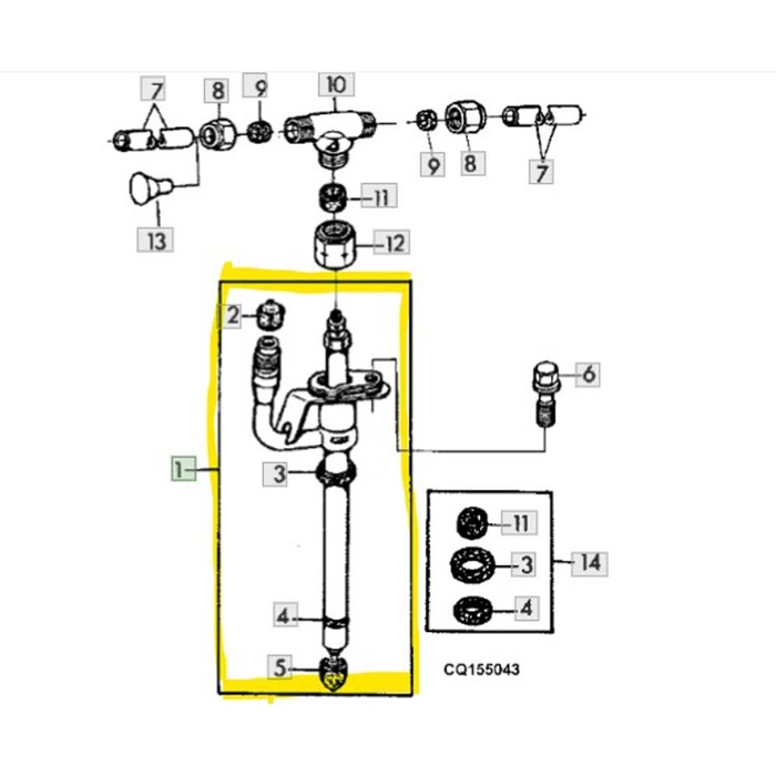 Innsprøytingsdyse reman
