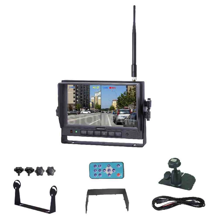 7" HD trådløs skjerm for ryggekamera