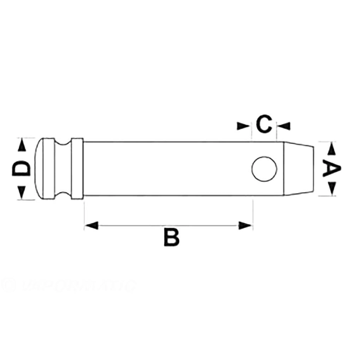 Toppstagbolt Kat 1 102 Mm          