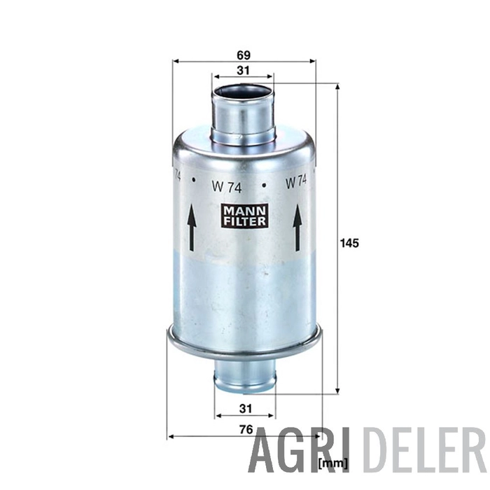 MANN Hydraulikkfilter W 74