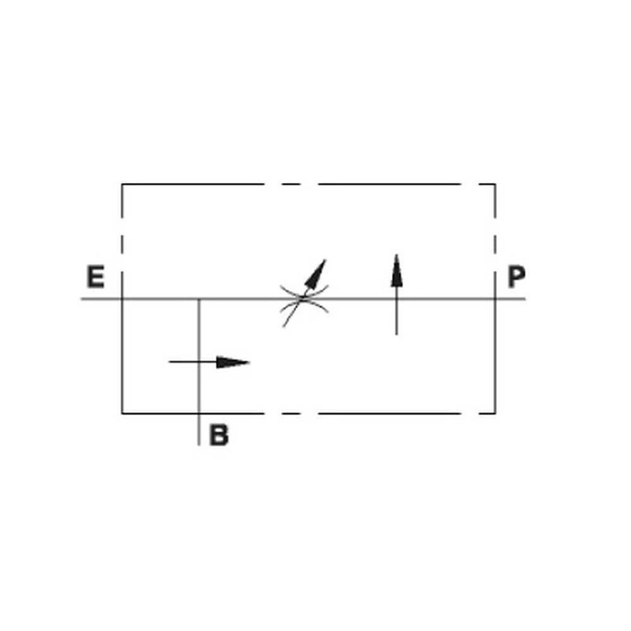 MARCHESINI 3-veis justerbar strømningskontrollventil 3/4″ BSP (120 l/min Strømningshastighet) Oversk