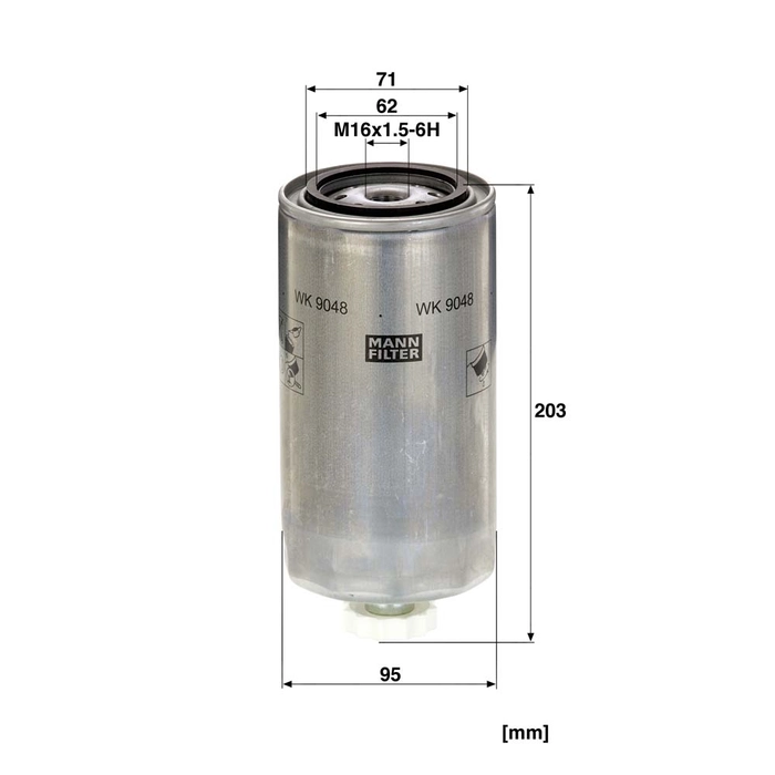 MANN Drivstoffilter WK 9048 x
