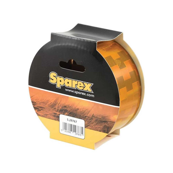 Gul Reflekstape, Bredde: 50mm x Lengde: 10m