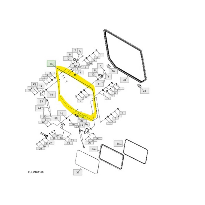 BAKRUTE JD BLÅGRØNN SAE