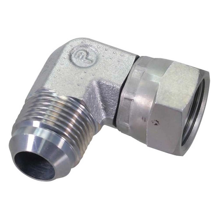 Hydraulikkadapter 1.1/16″ JIC hann -1.1/16″ JIC 90kompakt hunn