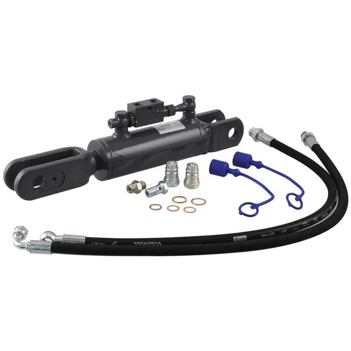 Hydraulisk justering av løftestag til trekkstenger (Levert med: Slanger) - Gaffel Hull Ø: 25mm - Gaf
