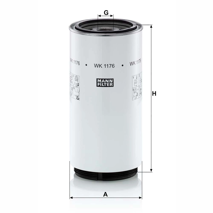 MANN Drivstoffilter WK 1176 x