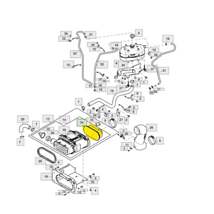 LUFTFILTER, INDRE MOTOR
