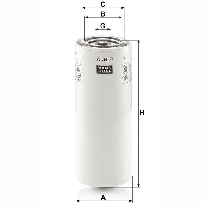 MANN Drivstoffilter WK 980/1