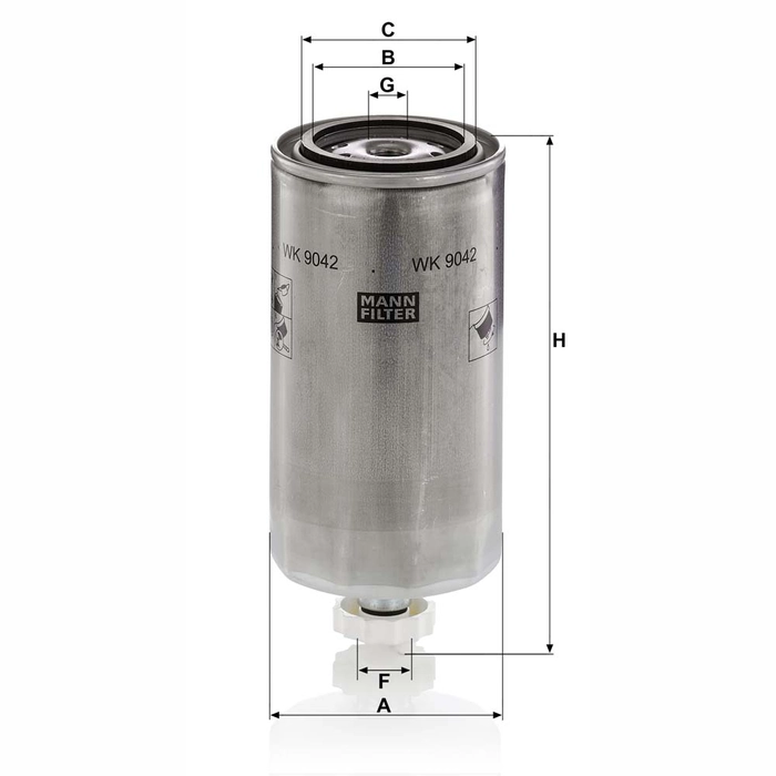 MANN Drivstoffilter WK 9042 x