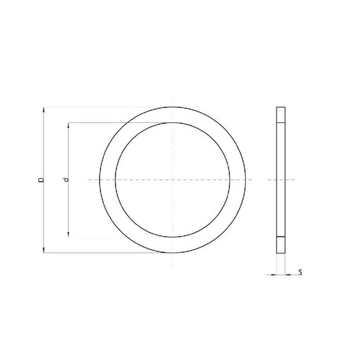 Oljepakning, 125 x 150 x 13mm
