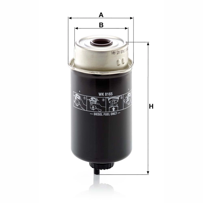 MANN Drivstoffilter WK 8165